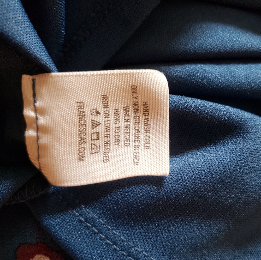 Francescas Blue Rain Dress - Picture 7 of 8